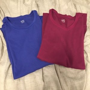 2 Old Navy Thermal Long Sleeve Tees